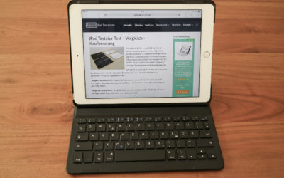 Inateck BK2001 iPad Air 2 Tastatur Testbericht